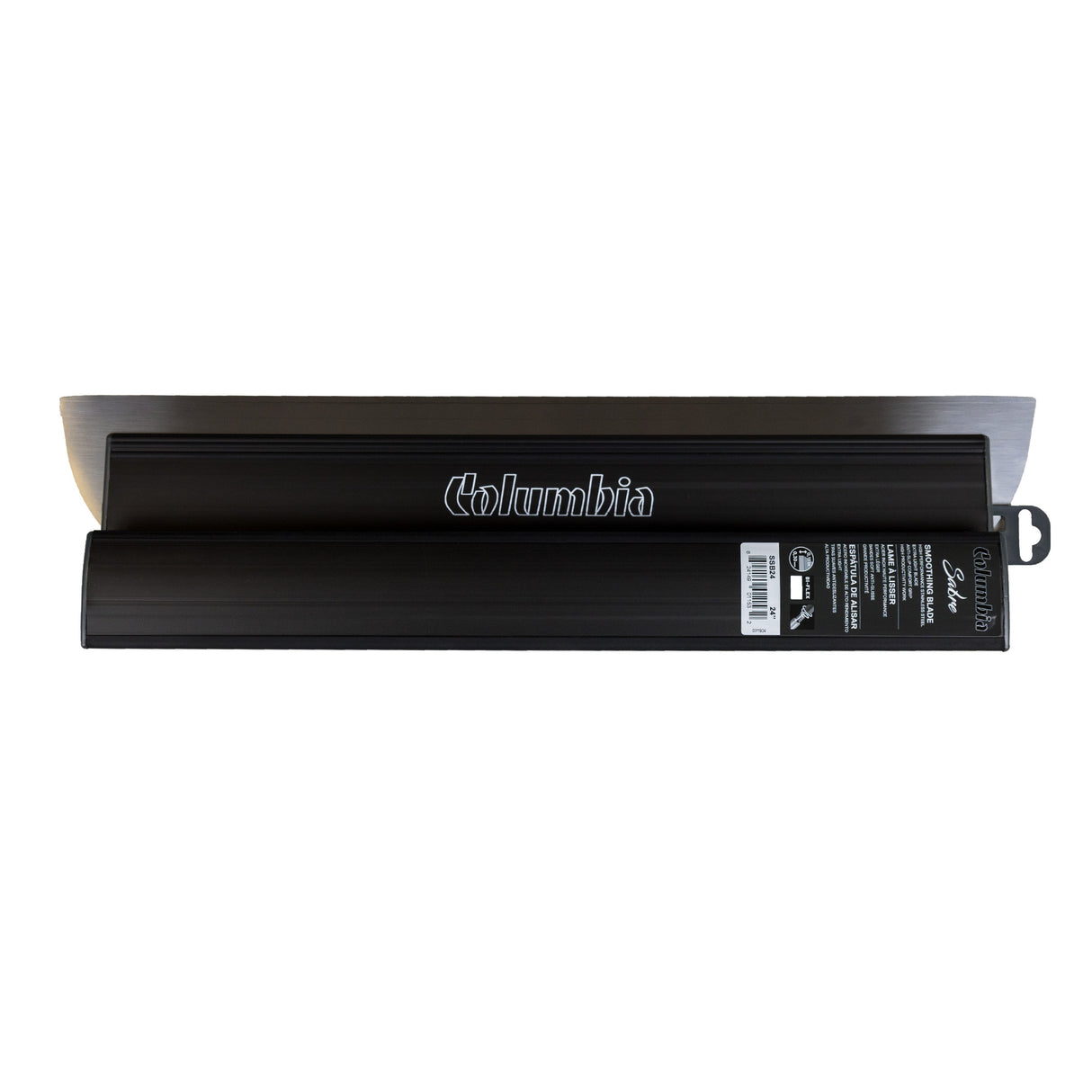 24-inch Columbia Sabre Smoothing Blade with stainless steel blade with rounded edges and black plastic body