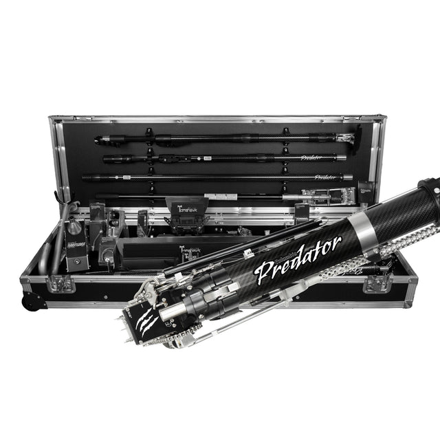 Columbia Predator Tactical Set with carbon fiber automatic taper, automatic taping tools, repair kits, and black case