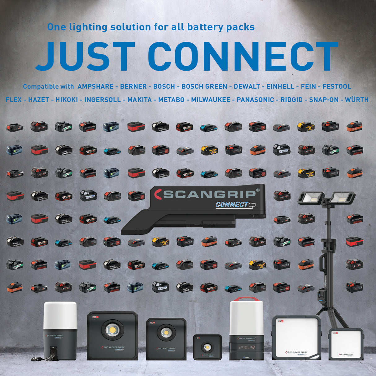 Scangrip Smart Connector With Battery Safety System
