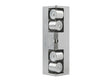 TapeTech 15TTE Inside Corner Roller with grey body and 4 stainless steel wheels, front view