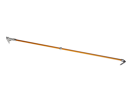 54-inch TapeTech Fixed Length Finishing Box Handle with a gold aluminum body and stainless steel components