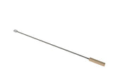 TapeTech Gooseneck Cleaning Brush with flexible wire shaft, white brush, and wooden handle