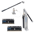 Set including Asgard box handle, 10-inch and 12-inch finishing box, loading pump, and box filler