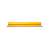 32-inch TapeTech Premium Finishing Knife with yellow composite frame, grey end caps, and stainless steel blade, front view