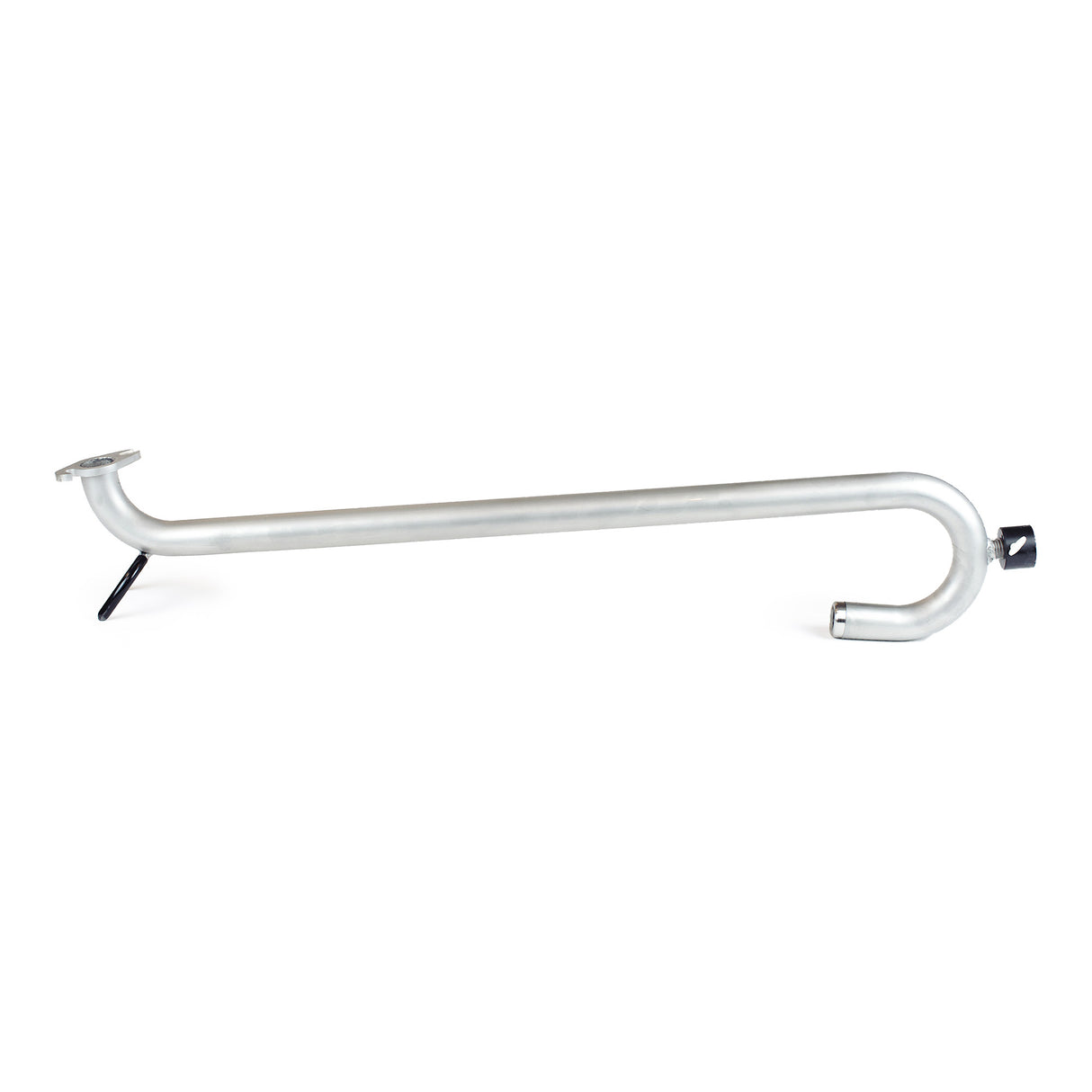 Long steel Columbia Tall Boy Gooseneck adaptor with black rubber sleeves on automatic taper holder