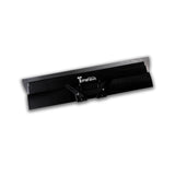 24-inch Columbia Tomahawk Smoothing Blade with a stainless steel blade featuring rounded edges and a black plastic body