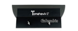 12-inch Columbia Tomahawk Smoothing Blade with a stainless steel blade featuring rounded edges and a black plastic body