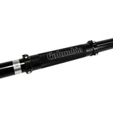 Close-up of the Columbia Automatic Taper body featuring a knurled grip control sleeve with a white Columbia logo and a black painted finish